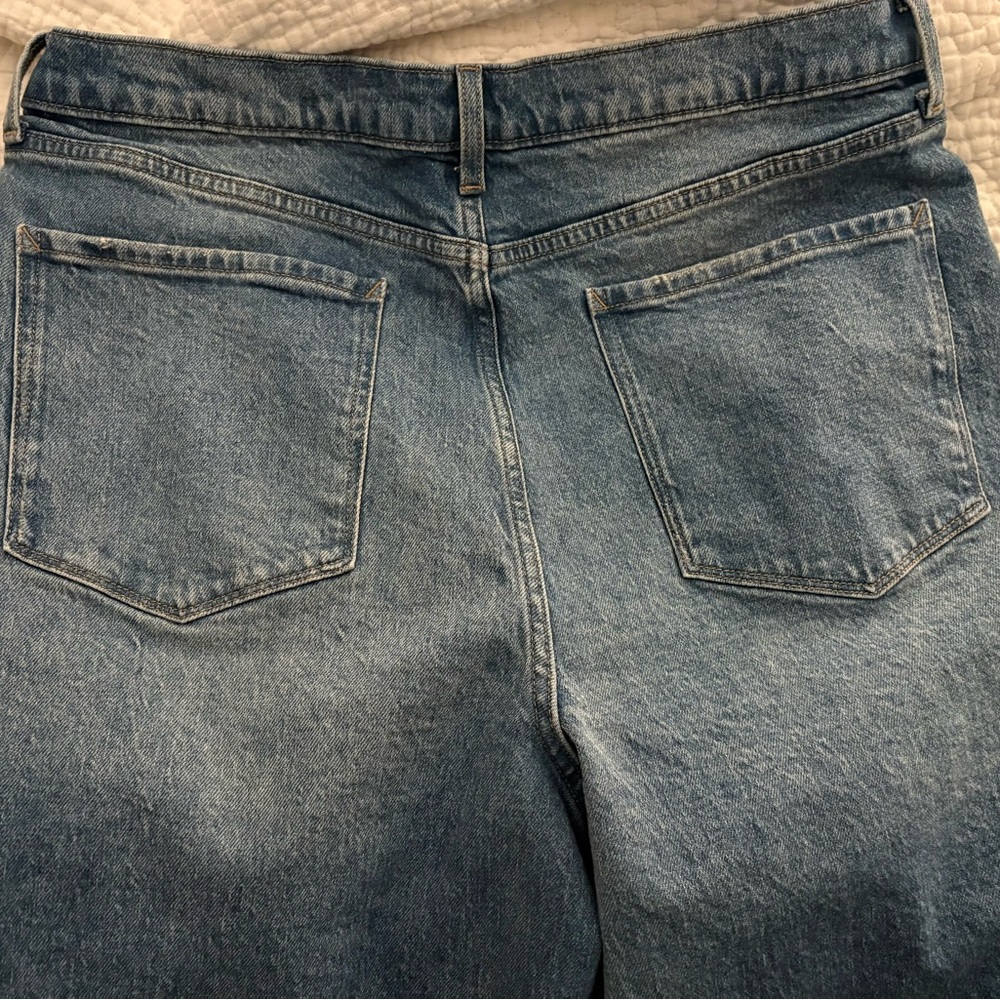 a.n.a Blue Denim Culotte Shorts - Picture 5 of 5